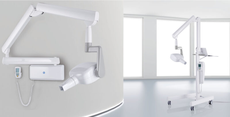 Castellini RX DC X-ray unit, wall-mounted and mobile cart versions