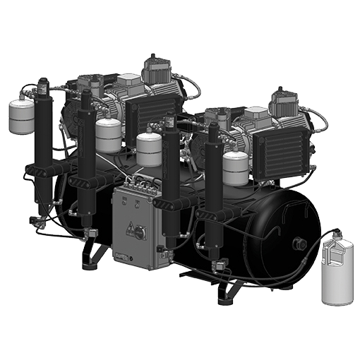 Cattani AC1200 Oil-less Compressor